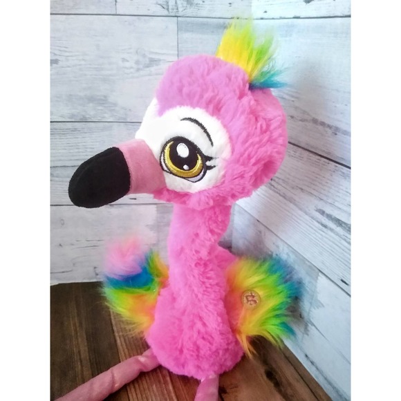 Pets Alive Frankie the Flamingo Interactive Singing Plush - Picture 2 of 3